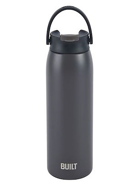 Built Gramrcy Water Bottle - Charcoal Grey 20 oz