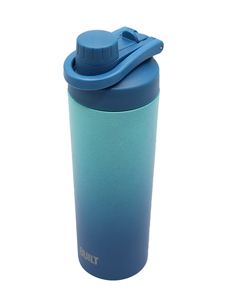 BUILT 24 OZ MULTIFUNCTION BOTTLE BLUE OMBRE