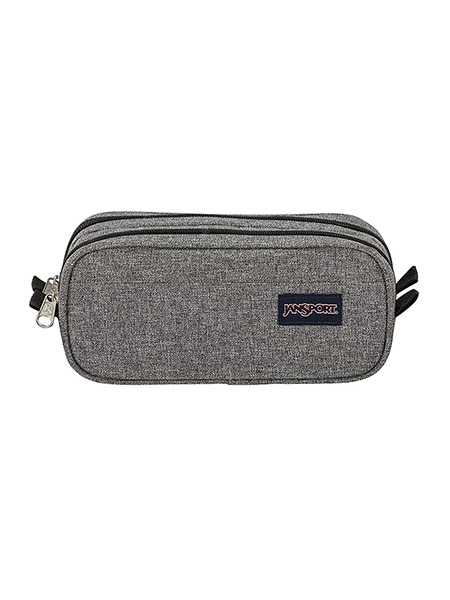 Large Size Accessory Pouch - JANSPORT - In Grey Letterman Poly