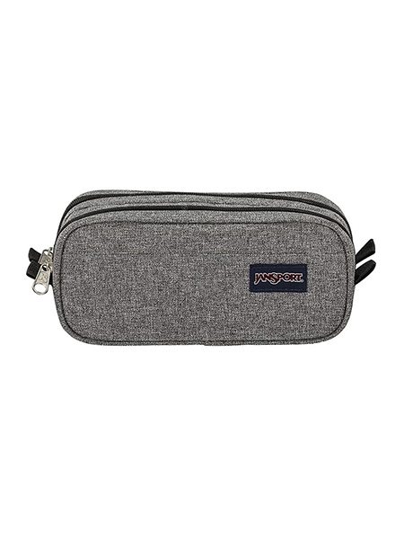 Large Size Accessory Pouch - JANSPORT - In Grey Letterman Poly