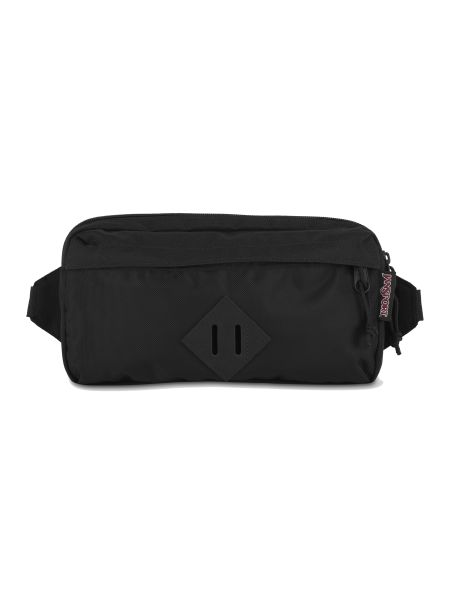 'WAISTED' - JANSPORT Waist Bag - in Black Ballistic Nylon