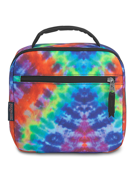 LUNCH BREAK - Jansport Lunch Bag in Red/Multi Hippie Days