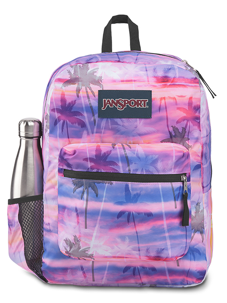 'CROSS TOWN' - Jansport Knapsack - in Palm Paradise