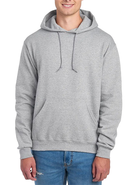 Unisex Applique Hooded Sweat Top