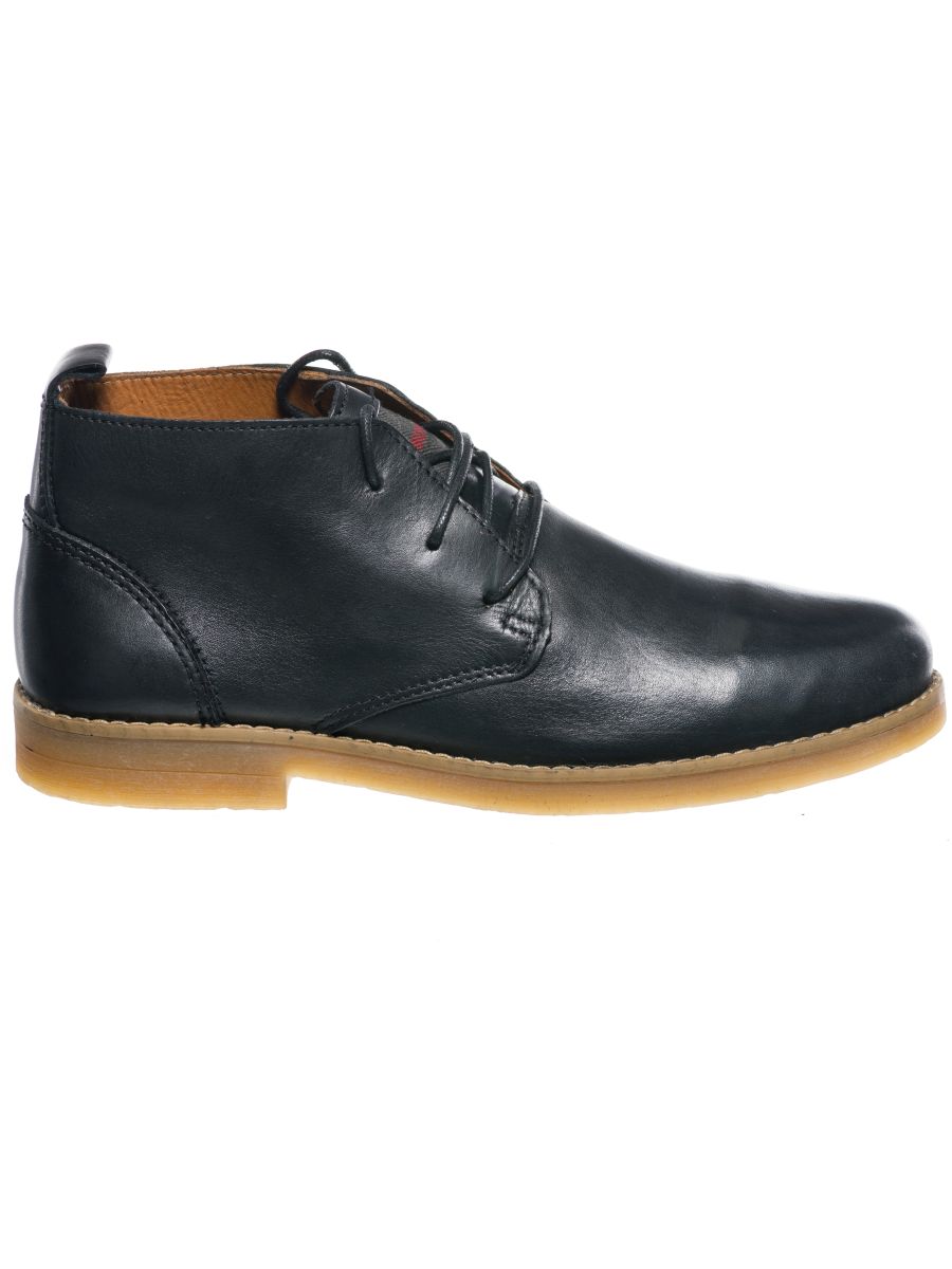 Mid Cut Desert Boot, Pull-up Plaid Upper - Male