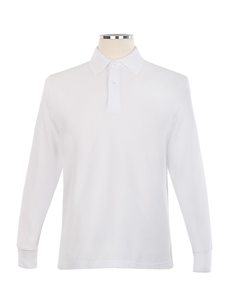 Long Sleeve Pique Embroidered Golf Shirt - Unisex